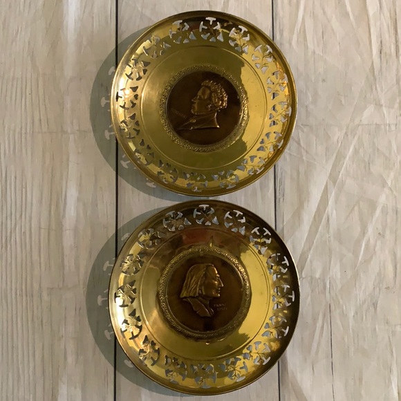 VTG Fraz Liszt & Schubert Composer 🎼 Wall Decor - Picture 1 of 7